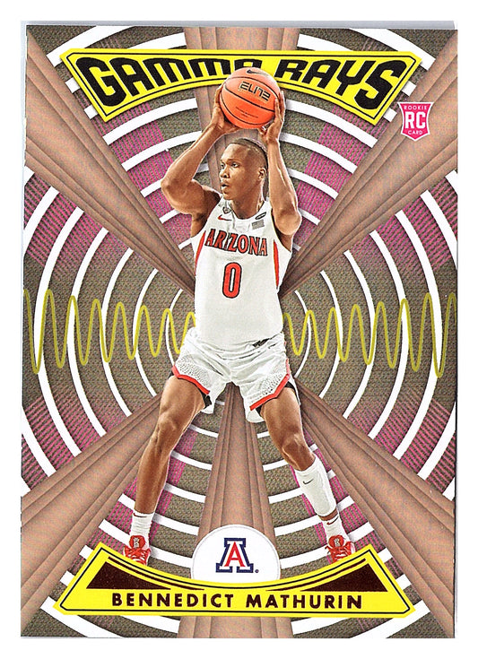 2022 Panini Chronicles Draft Picks #ZG-BEN Bennedict Mathurin Gamma Rays