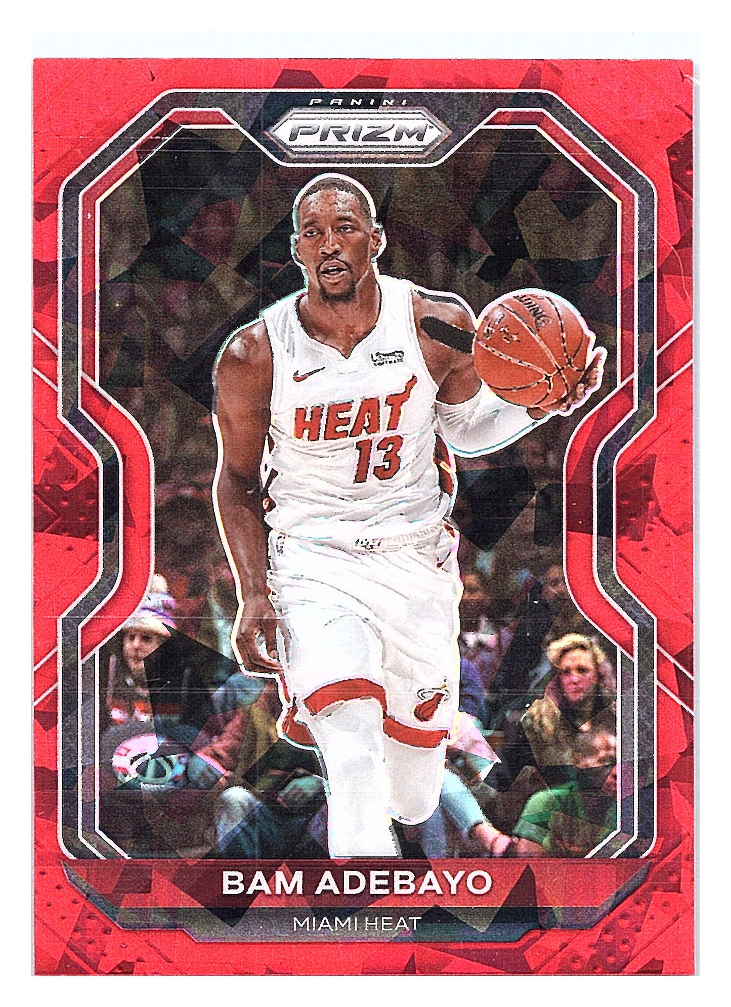 2020-21 Panini Prizm #138 Bam Adebayo Red Ice Prizms