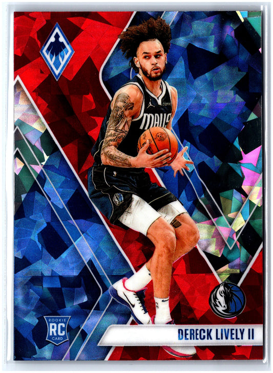 2023-24 Panini Phoenix #290 Dereck Lively II Phoenix Red Ice