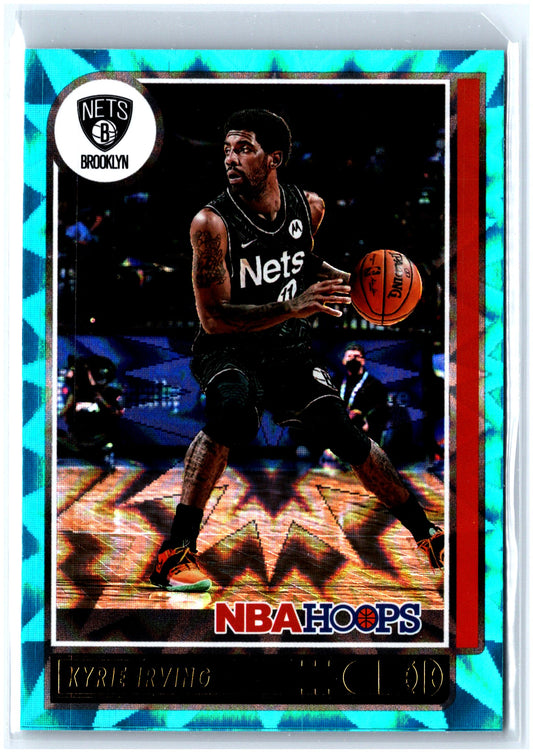 2021-22 Hoops #77 Kyrie Irving Teal Explosion