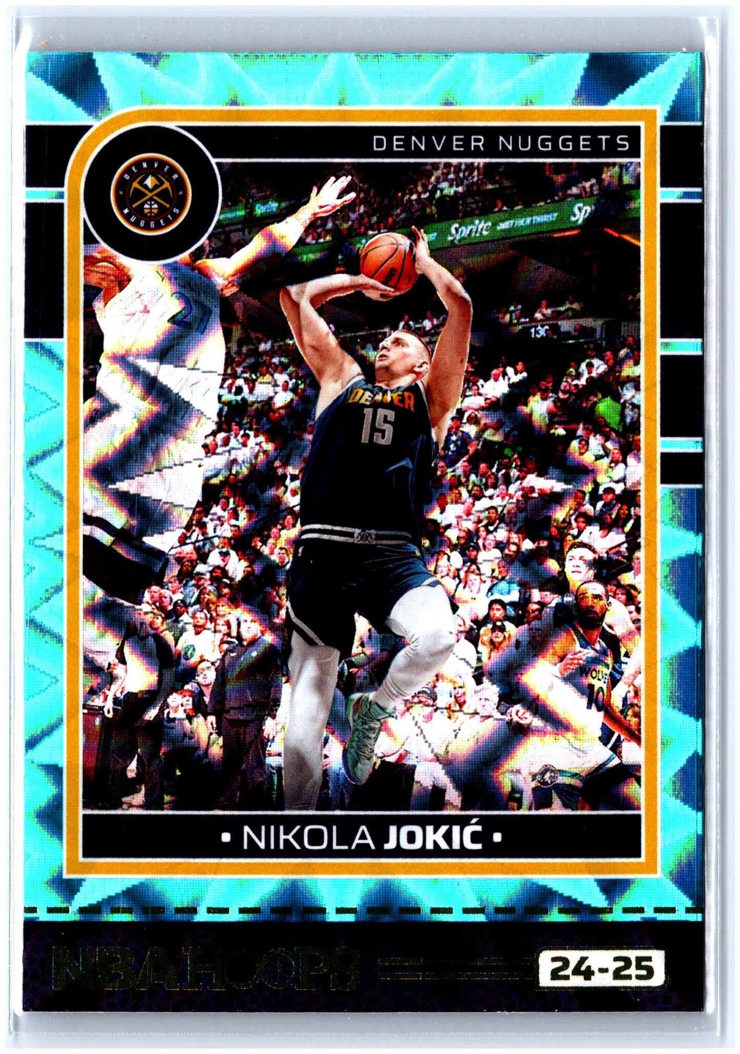 2024-25 Hoops #12 Nikola Jokic Teal Explosion