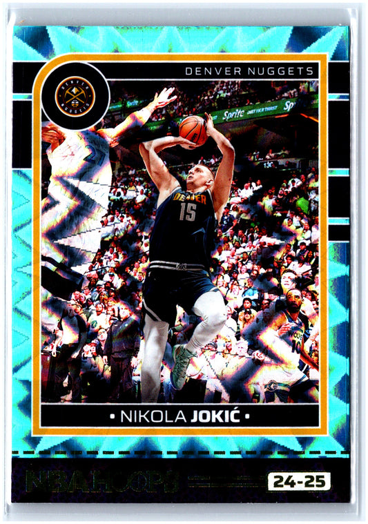 2024-25 Hoops #12 Nikola Jokic Teal Explosion