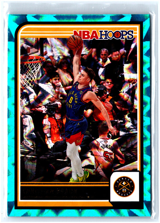 2023-24 Hoops #154 Christian Braun Teal Explosion
