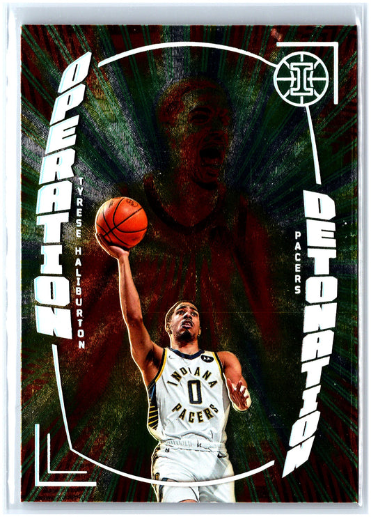 2021-22 Panini Illusions #12 Tyrese Haliburton Operation Detonation