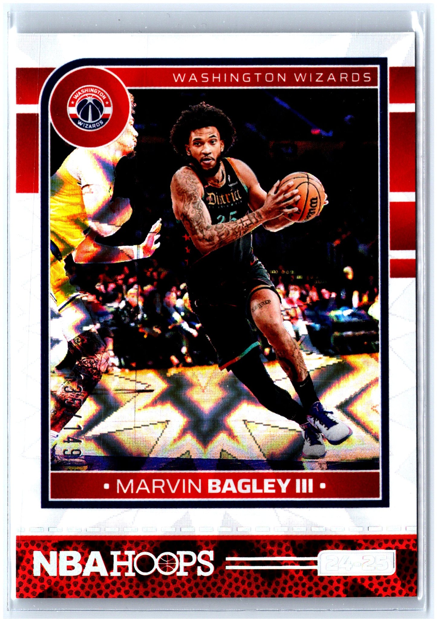 2024-25 Hoops #86 Marvin Bagley III White Explosion #/149