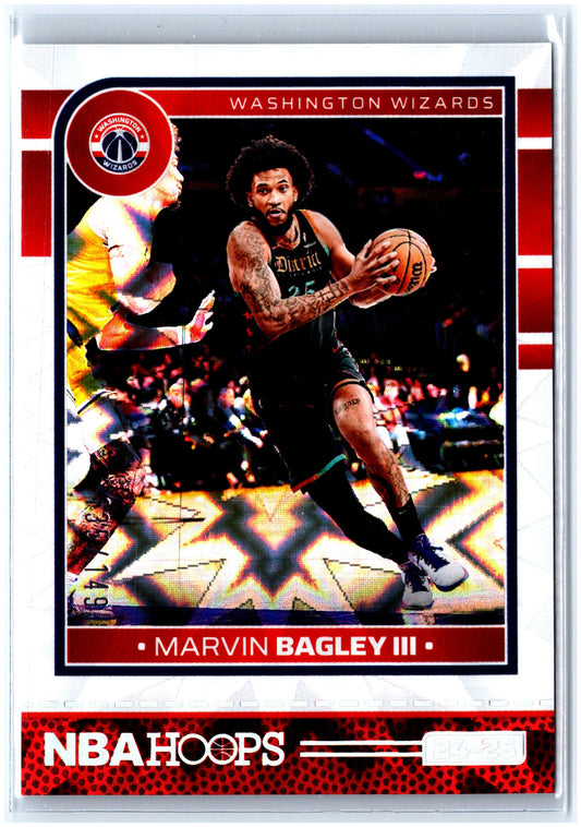 2024-25 Hoops #86 Marvin Bagley III White Explosion #/149
