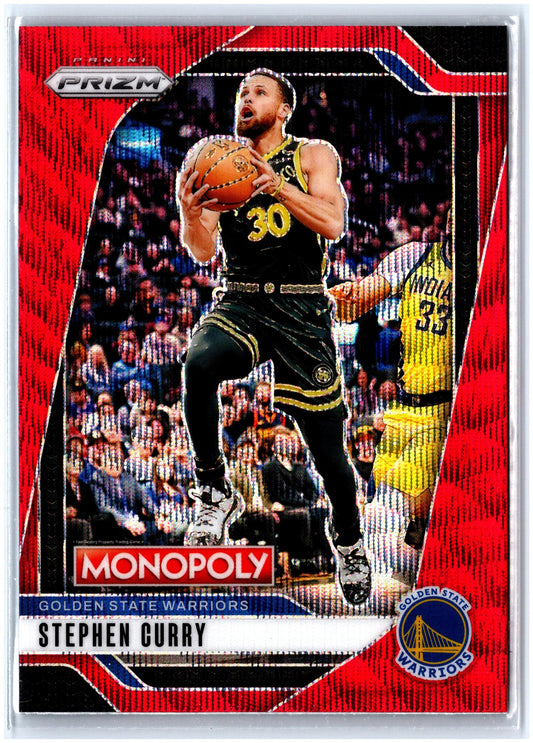 2024-25 Panini Prizm Monopoly #83 Stephen Curry Red Prizms