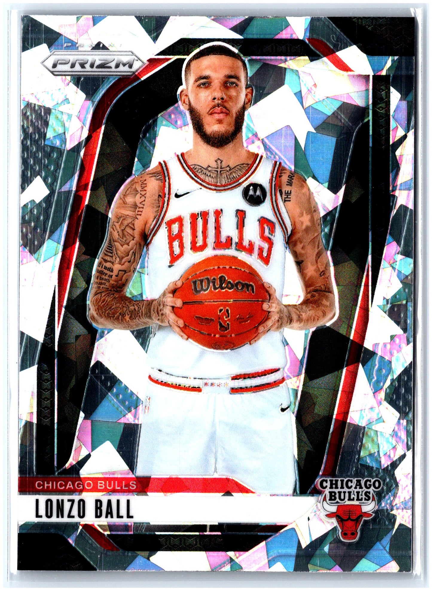 2024-25 Panini Prizm #75 Lonzo Ball Prizms Ice