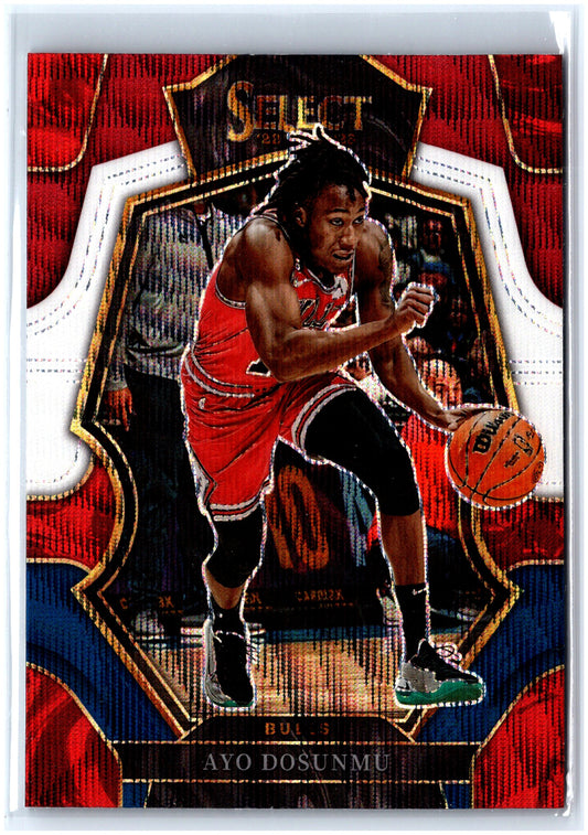 2022-23 Panini Select #121 Ayo Dosunmu Tri-Color Prizms
