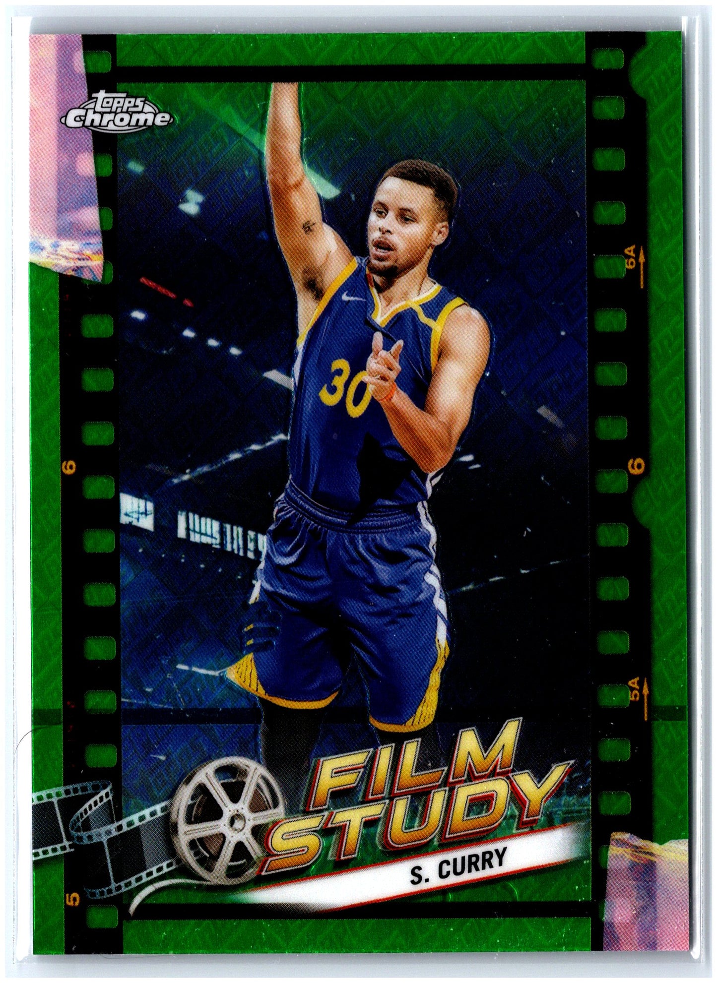 2023-24 Topps Chrome #FS-6 Stephen Curry Film Study Refractor Green Topps