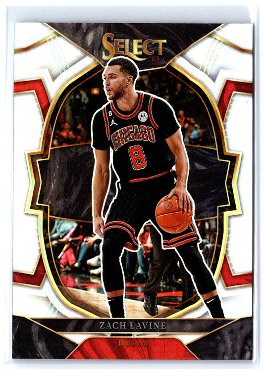 2022-23 Panini Select #34 Zach LaVine Silver Prizms