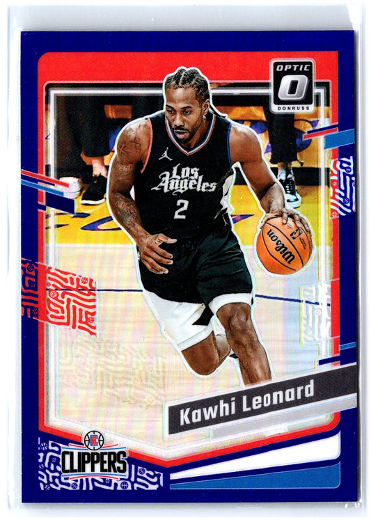 2023-24 Donruss Optic #95 Kawhi Leonard Purple