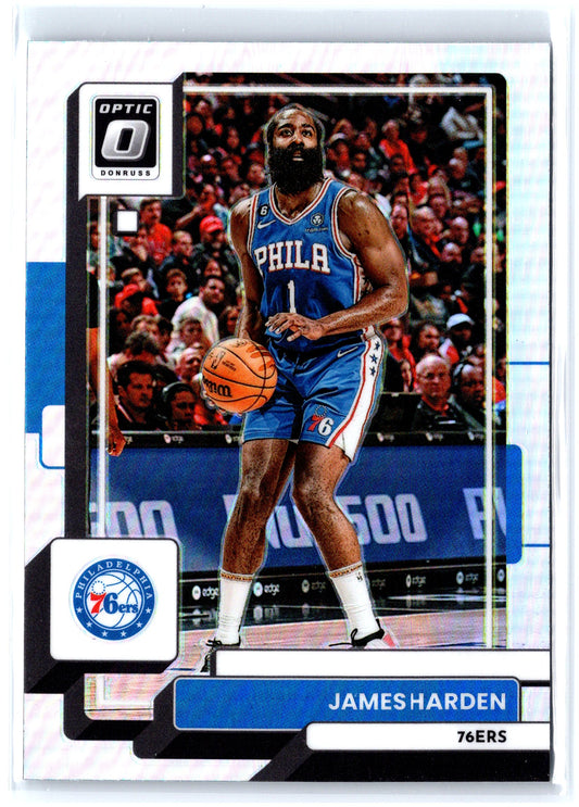 2022-23 Donruss Optic #22 James Harden Holo