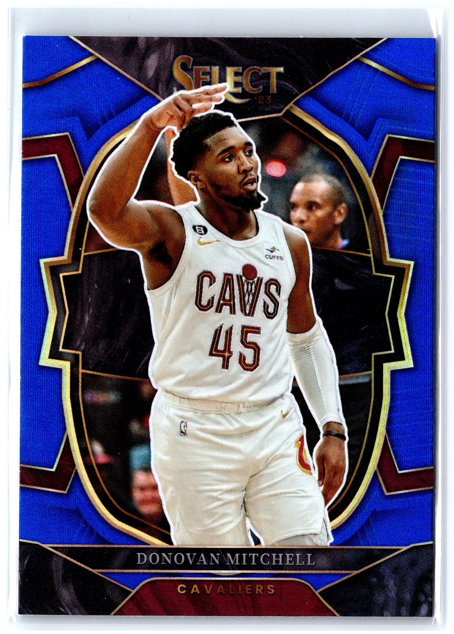 2022-23 Panini Select #31 Donovan Mitchell Blue Prizms
