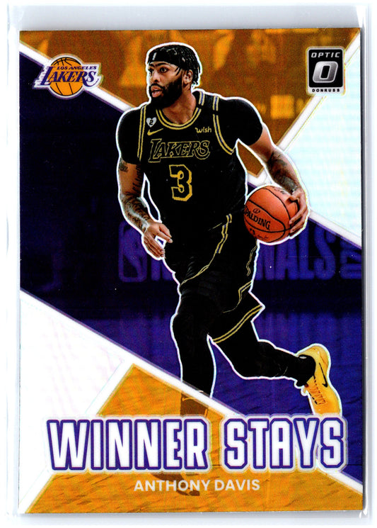 2022-23 Donruss Optic #8 Anthony Davis Winner Stays Holo