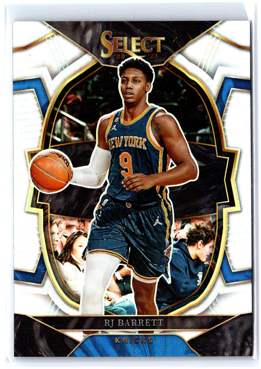 2022-23 Panini Select #33 RJ Barrett Silver Prizms