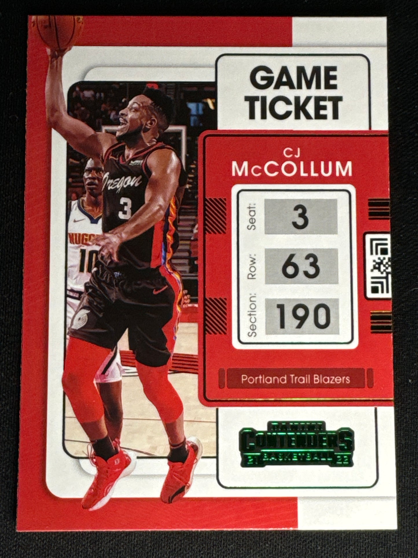 CJ McCollum Contenders 2021/22 Green