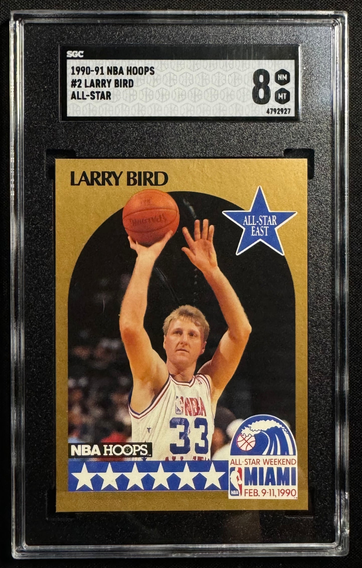 Larry Bird Hoops 1990-91 Allstar