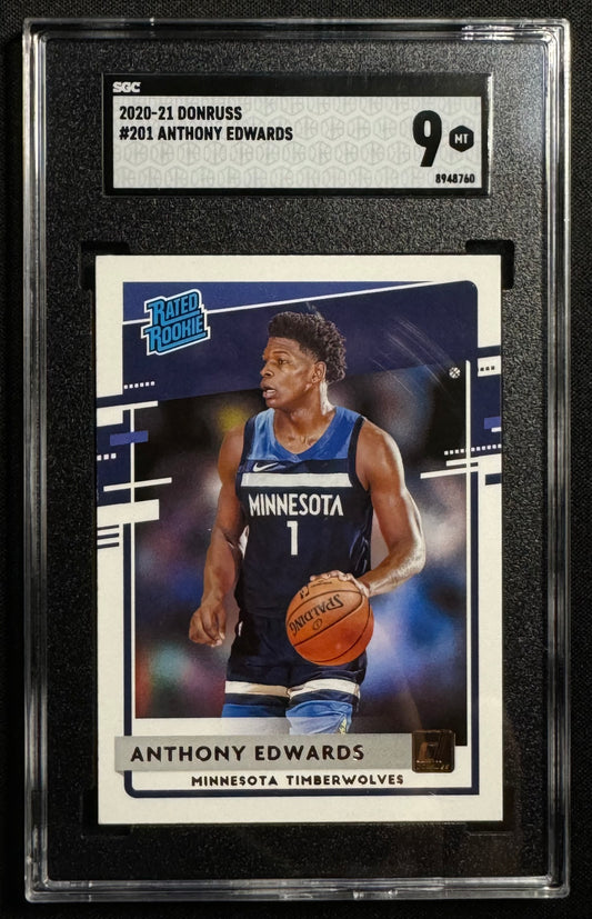 Anthony Edward’s Donruss 2020-21 RC