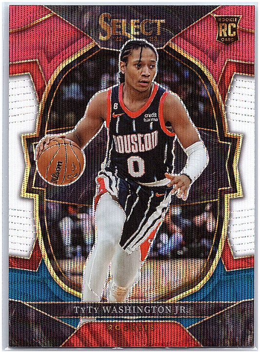 2022-23 Panini Select #70 TyTy Washington Jr. Tri-Color Prizms