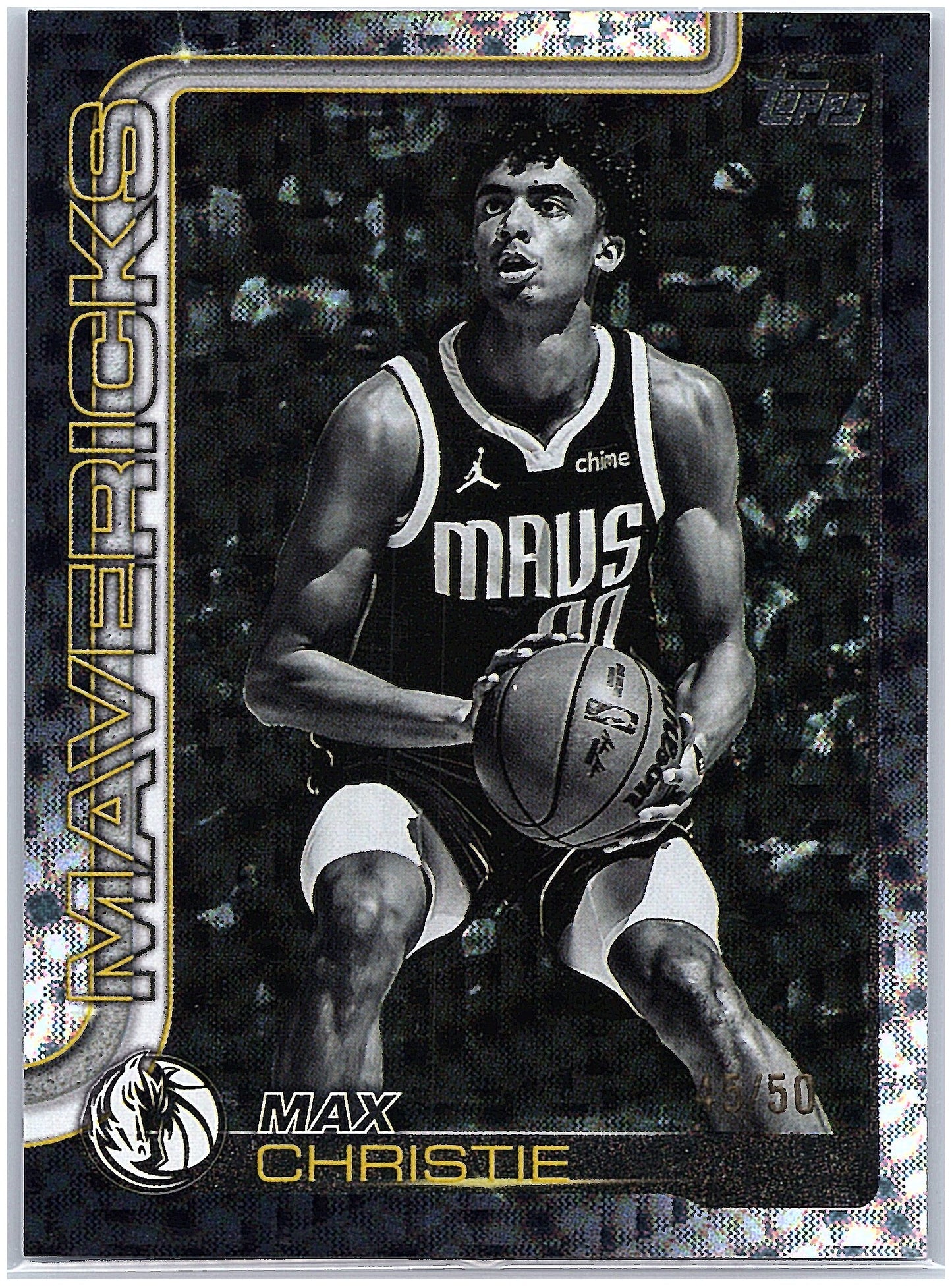 2025-26 Topps #174 Max Christie Flash Drop #/50