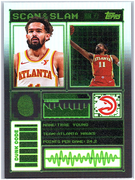 2025-26 Topps #SS-13 Trae Young Scan and Slam