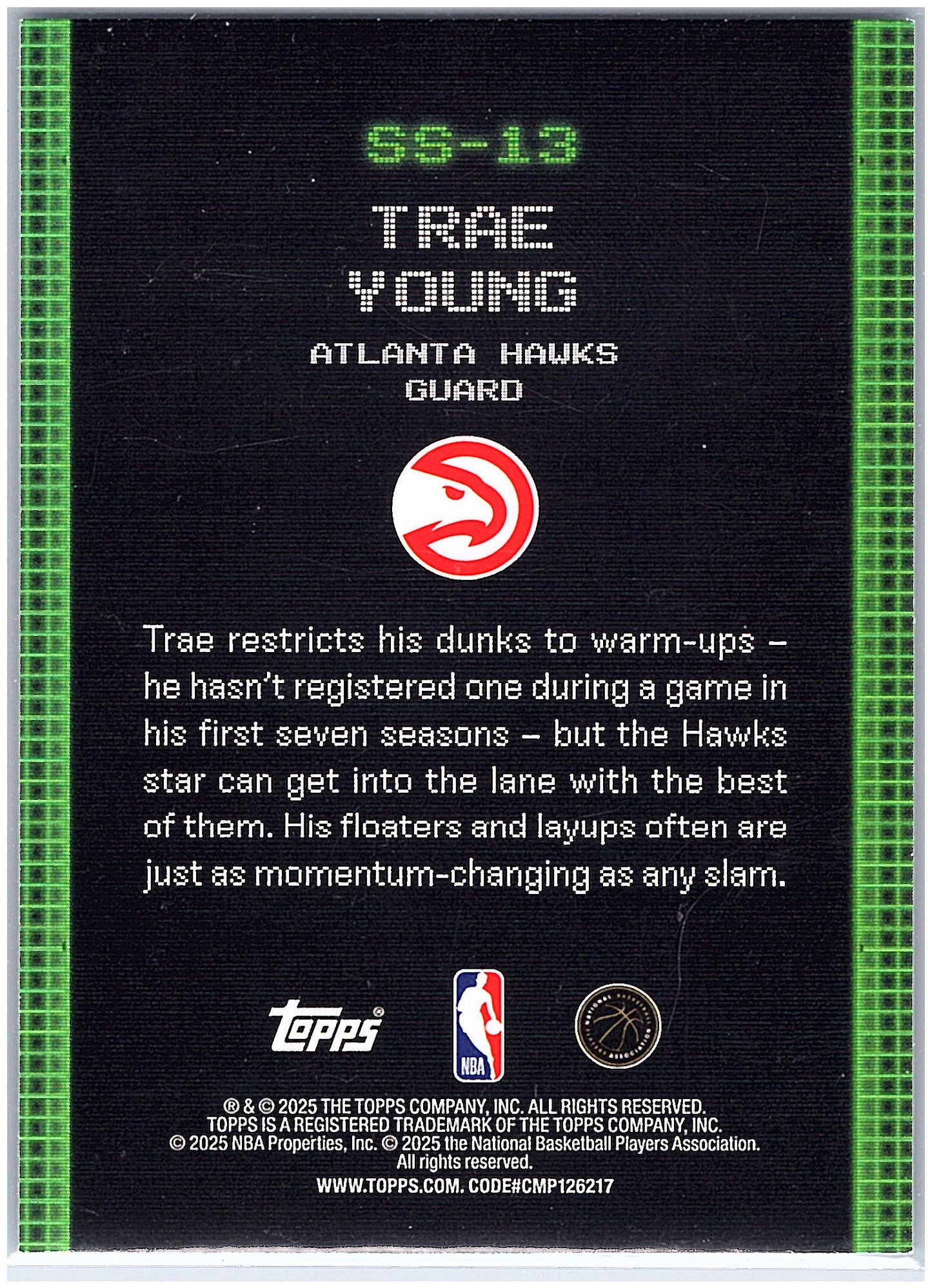 2025-26 Topps #SS-13 Trae Young Scan and Slam
