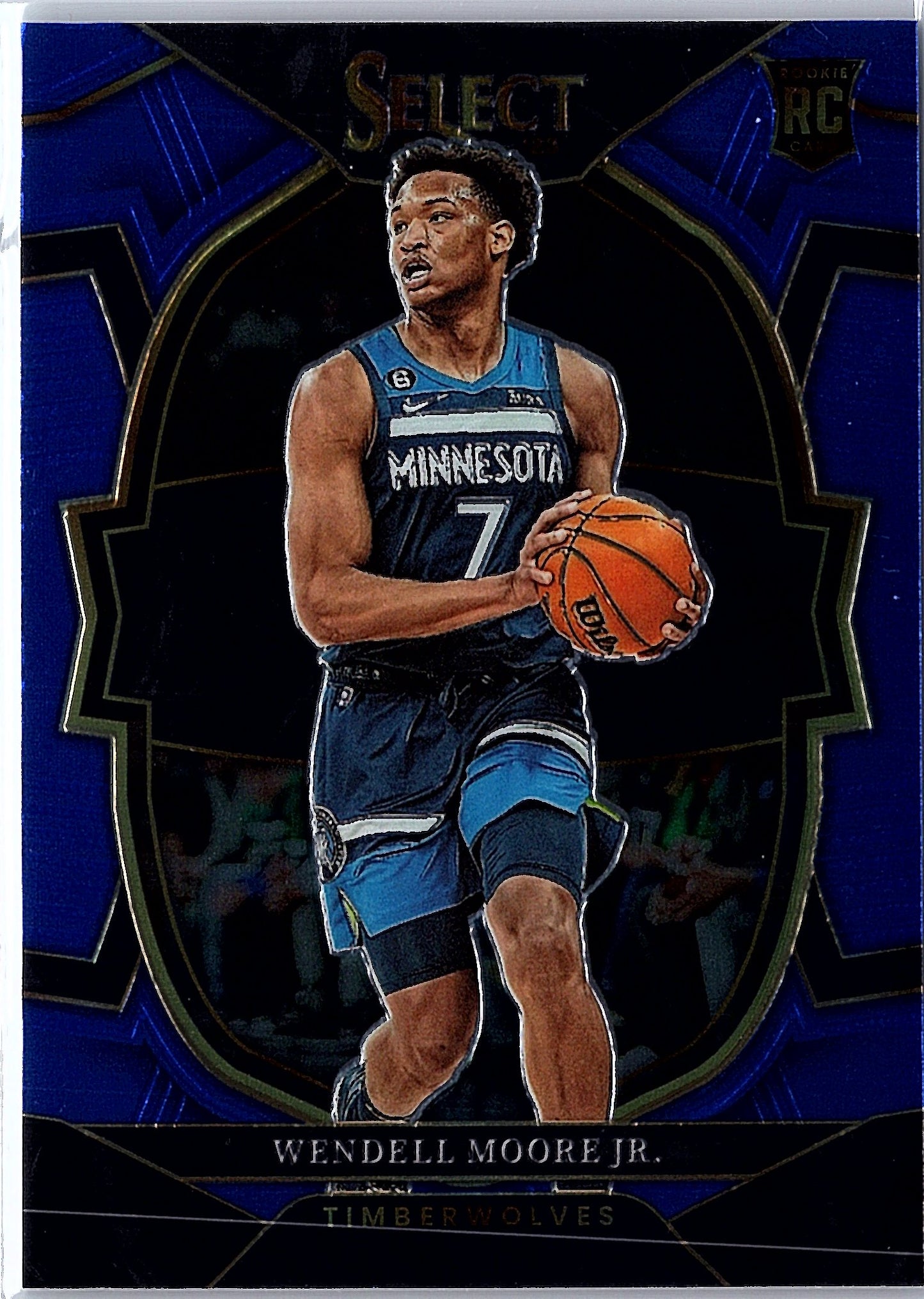 2022-23 Panini Select #73 Wendell Moore Jr. Blue (Retail Base)