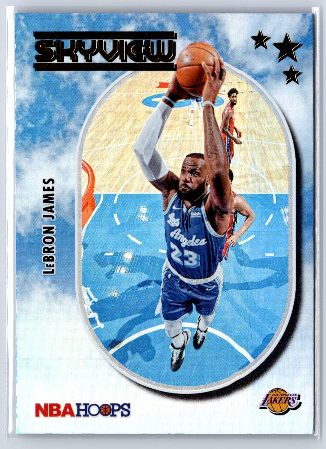 2021-22 Hoops #3 LeBron James Skyview Holo
