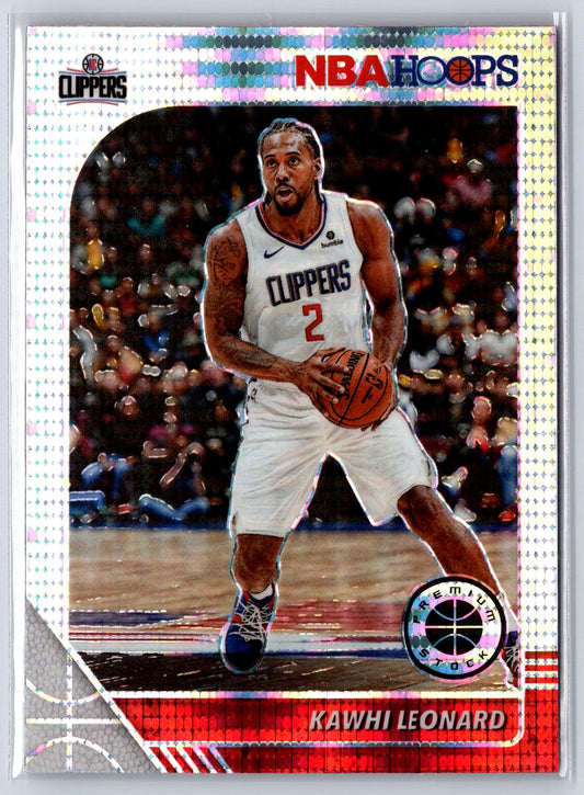 2019-20 Hoops Premium Stock #177 Kawhi Leonard Prizms Pulsar