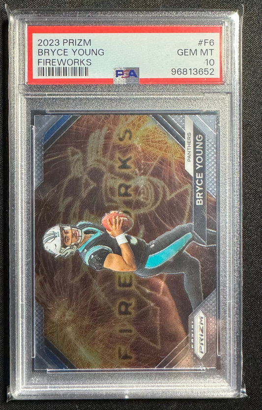 Bryce Young Prizm 2023 RC Fireworks