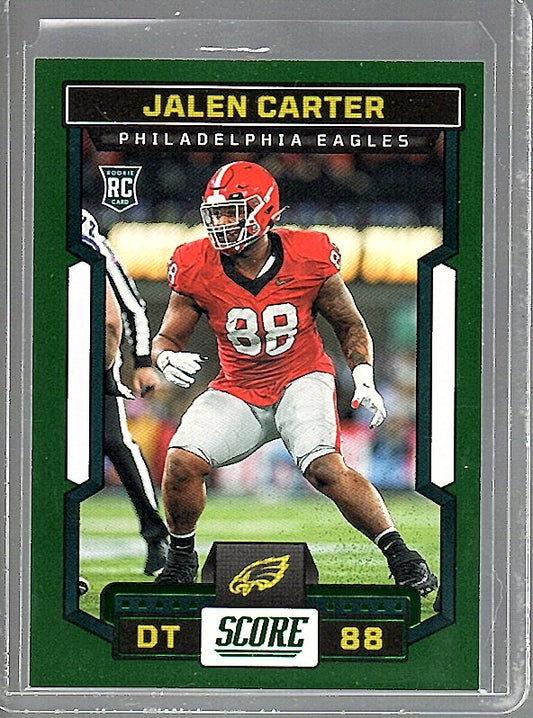 Jalen Carter 2023 Score Green RC